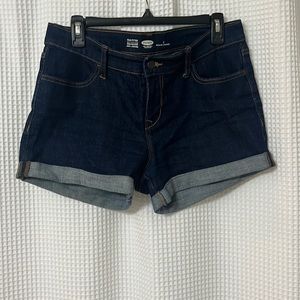 Old Navy semi-fitted dark jean denim size 6